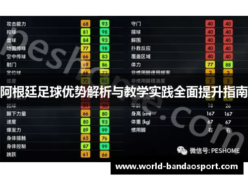 阿根廷足球优势解析与教学实践全面提升指南